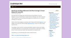 Desktop Screenshot of codehelper.net